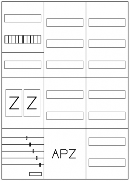 AEZ32-230-017, eHZ-Zählerverteilung