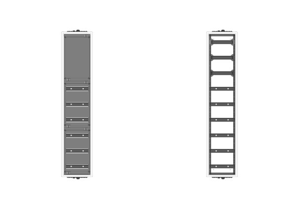 Automatenvert.-PS, AVK, BxHxT = 300x1400x230