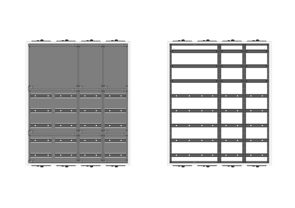 Automatenvert.-PS, AVB, BxHxT = 1050x1250x230, S