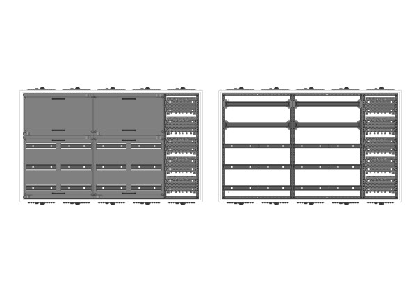 Automatenverteiler, AVK, BxHxT = 1300x800x210, M1