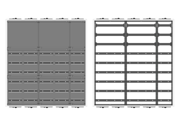 Automatenvert.-PS, AVK, BxHxT = 1300x1400x230, S
