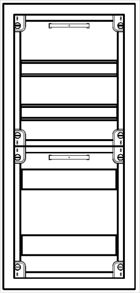 Automatenvert.-PS, AVB, BxHxT = 300x650x230