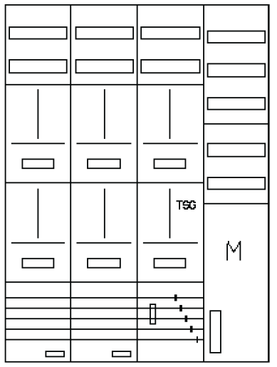 AZ82HS1M1-210, Zählerverteilung mit 3-Punktbefesti