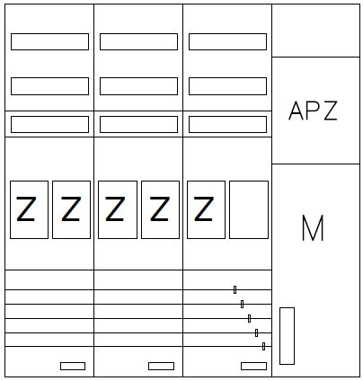 AEZ42-210-090, eHZ-Zählerverteilung