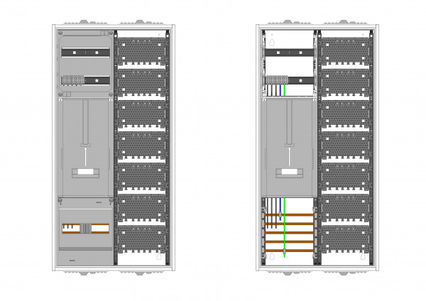 AZ22BM-230, Zählerverteilung mit 3-Punkt