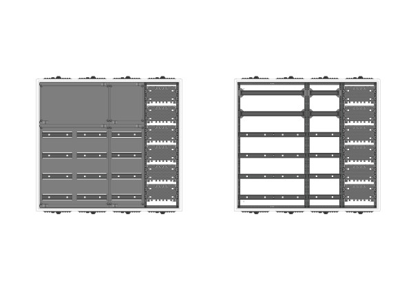 Automatenvert.-PS, AVK, BxHxT = 1050x950x230, M1