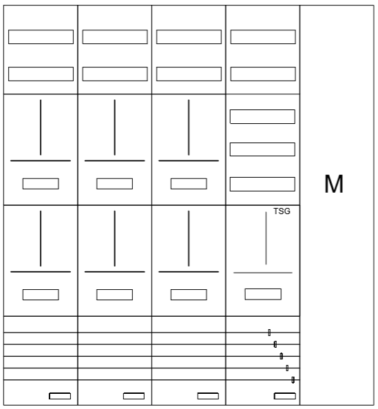 AZ102HS1M2-210, Zählerverteilung mit 3-Punktbefest