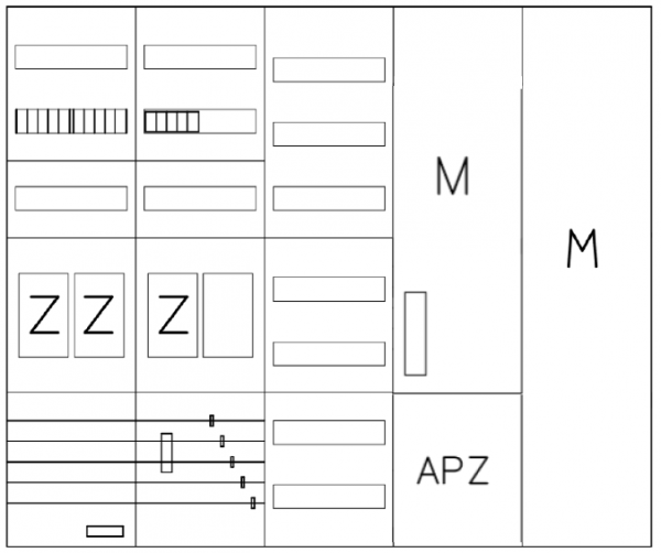 AEZ52-230-051, eHZ-Zählerverteilung