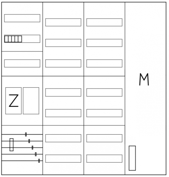 AEZ42-230-006, eHZ-Zählerverteilung