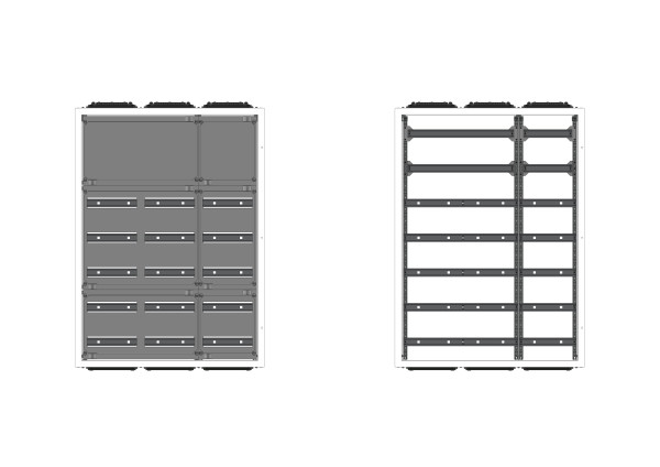AVK3-7-400-PAutomatenverteiler, AVK, BxHxT = 820x1
