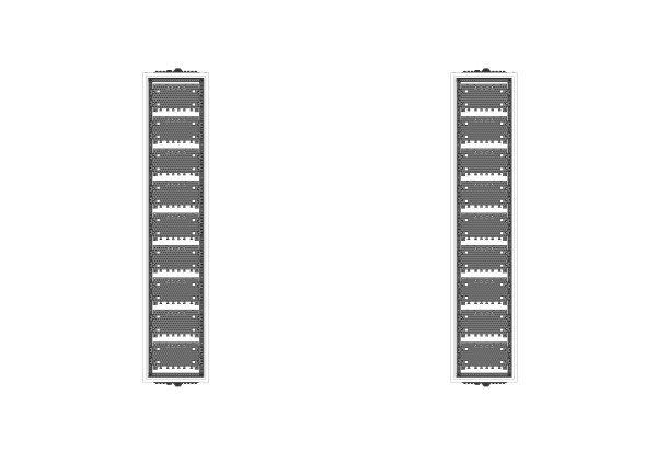 Automatenverteiler, AVB, BxHxT = 300x1400x210, M1