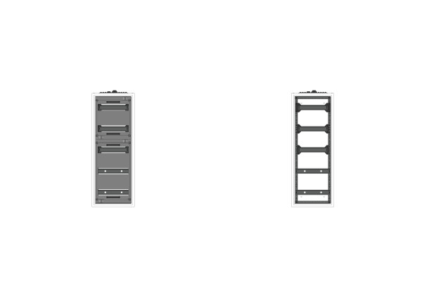 Automatenverteiler, AVK, BxHxT = 300x800x140