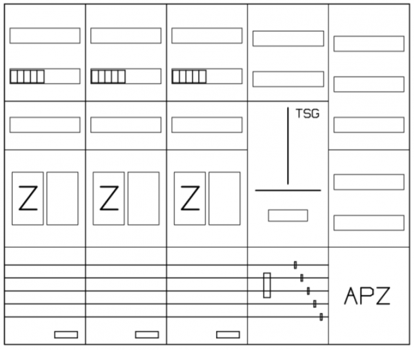 AEZ52-230-072, eHZ-Zählerverteilung