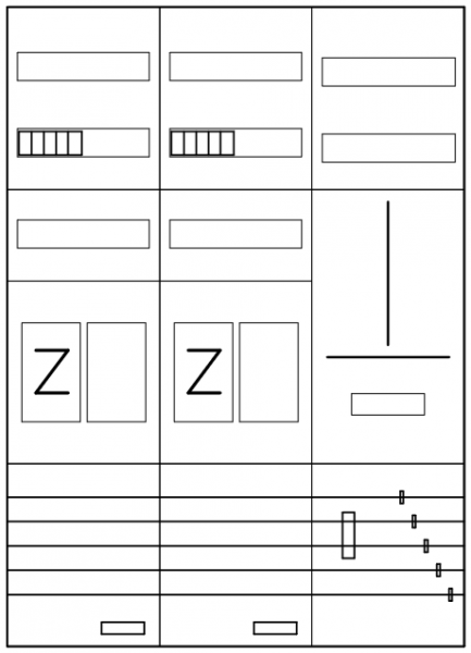 AEZ32-210-030, eHZ-Zählerverteilung