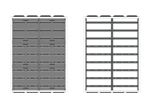 AVB4-9-300Automatenverteiler, AVB, BxHxT = 1070x14