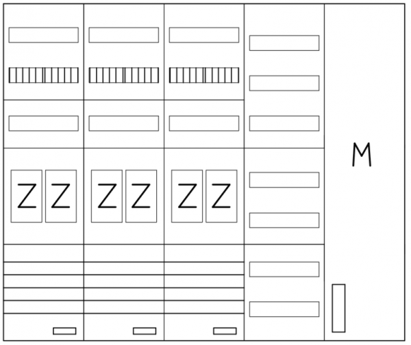 AEZ52-210-107, eHZ-Zählerverteilung