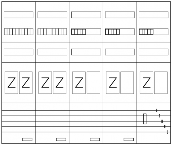 AEZ52-210-138, eHZ-Zählerverteilung