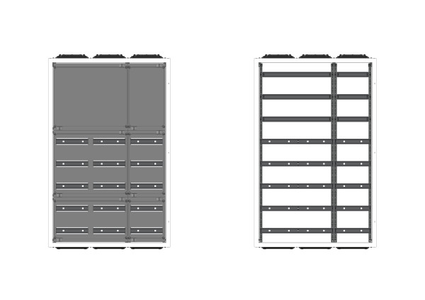 AVB3-8-400-PAutomatenverteiler, AVB, BxHxT = 820x1