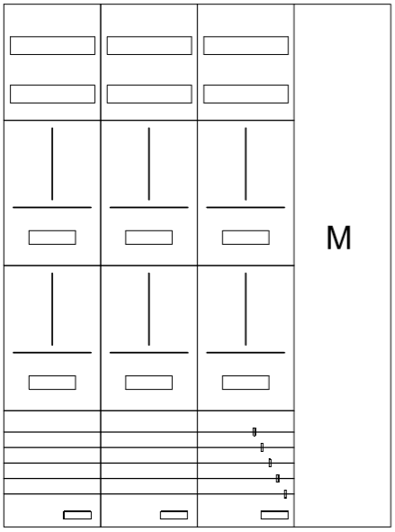 AZ82HM2-210-2, Zählerverteilung mit 3-Punktbefesti