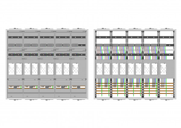 AEZ52-230-134, eHZ-Zählerverteilung