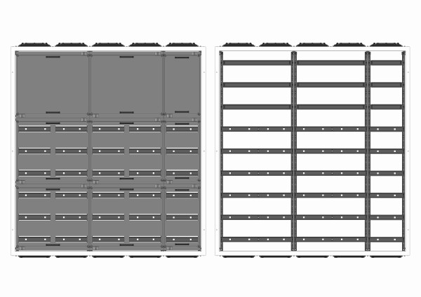 AVB5-9-300Automatenverteiler, AVB, BxHxT = 1320x14
