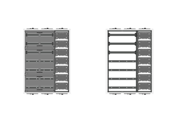Automatenverteiler, AVK, BxHxT = 800x1100x230, M1