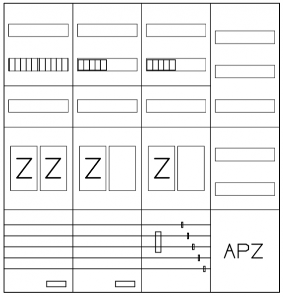 AEZ42-210-061, eHZ-Zählerverteilung