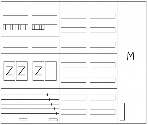 AEZ52-230-030, eHZ-Zählerverteilung