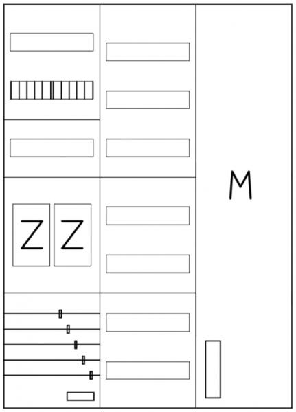 AEZ32-230-025, eHZ-Zählerverteilung