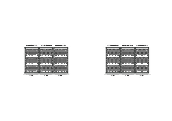 Automatenverteiler, AVK, BxHxT = 800x500x140, M3