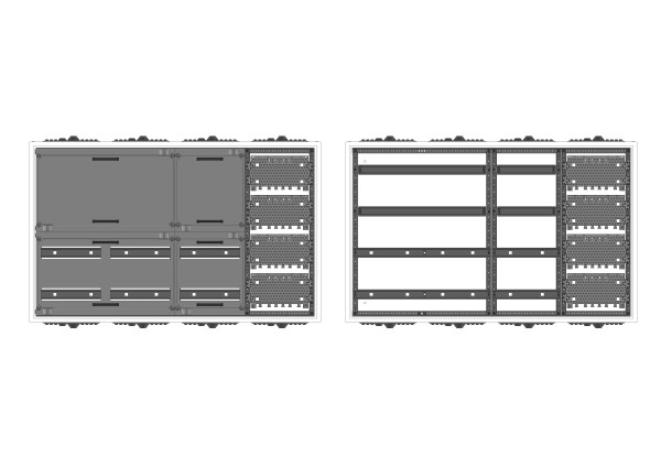 Automatenverteiler, AVB, BxHxT = 1050x650x210, M1
