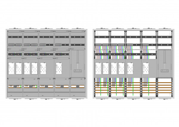 AEZ52-230-127, eHZ-Zählerverteilung