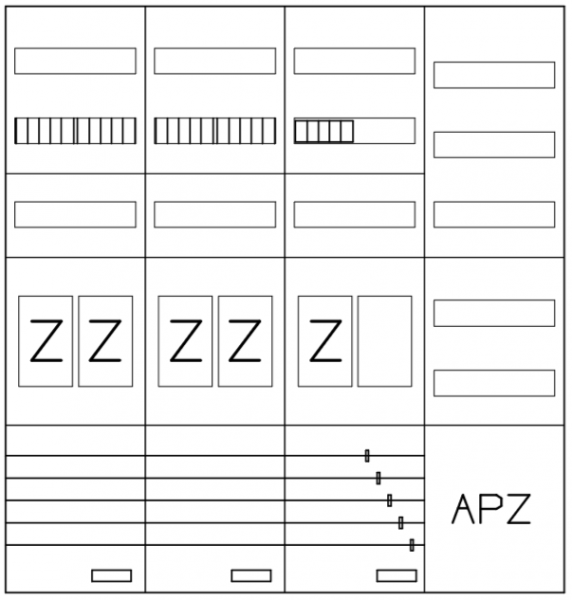 AEZ42-210-063, eHZ-Zählerverteilung