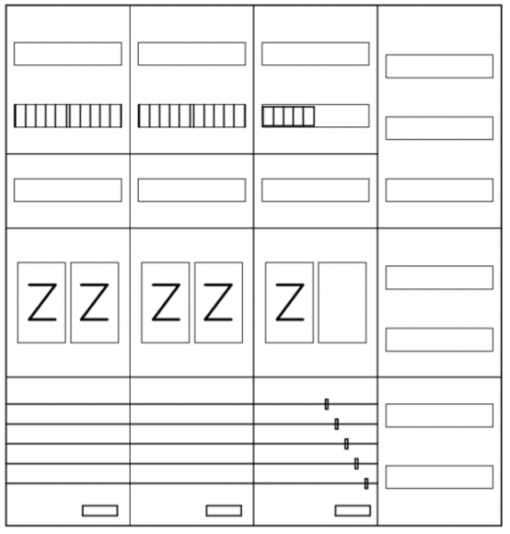 AEZ42-230-062, eHZ-Zählerverteilung
