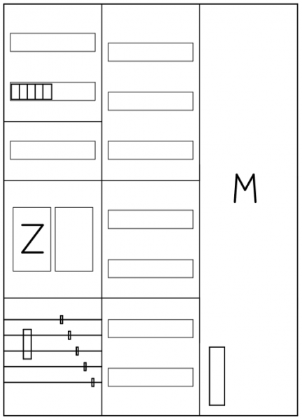 AEZ32-210-022, eHZ-Zählerverteilung