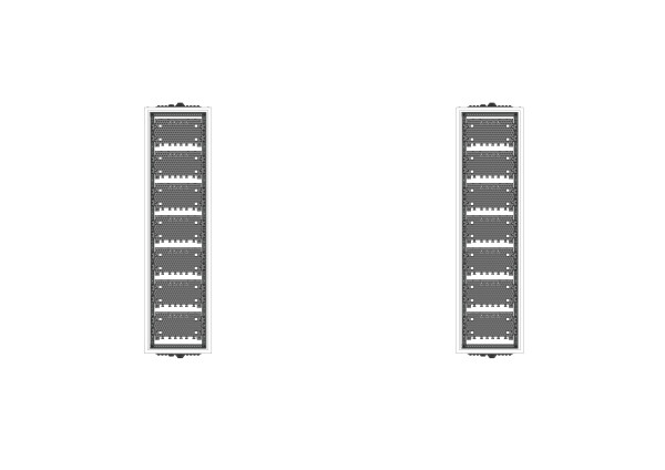 Automatenverteiler, AVB, BxHxT = 300x1100x210, M1