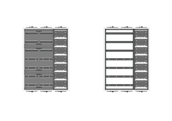 Automatenverteiler, AVB, BxHxT = 800x1100x230, M1