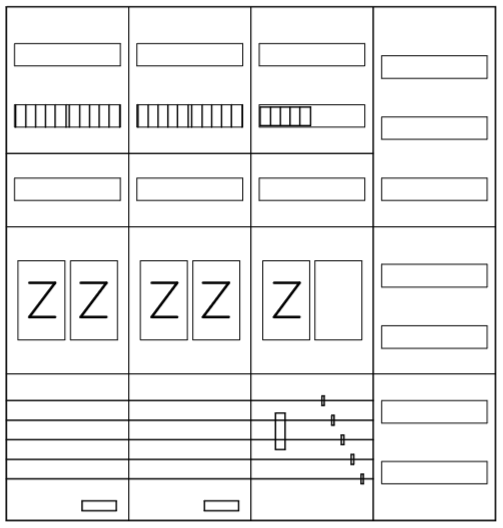 AEZ42-230-064, eHZ-Zählerverteilung