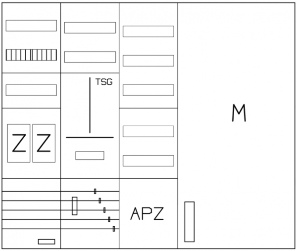 AEZ52-210-010, eHZ-Zählerverteilung