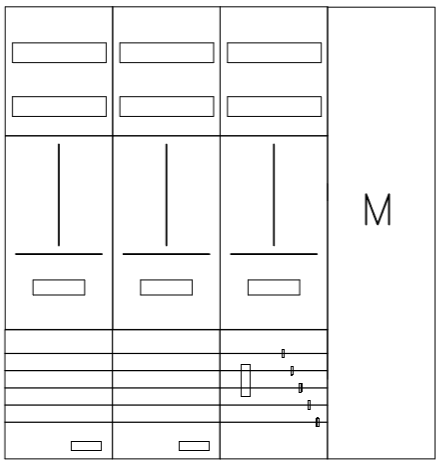 AZ42BM-230-2, Zählerverteilung mit 3-Punkt