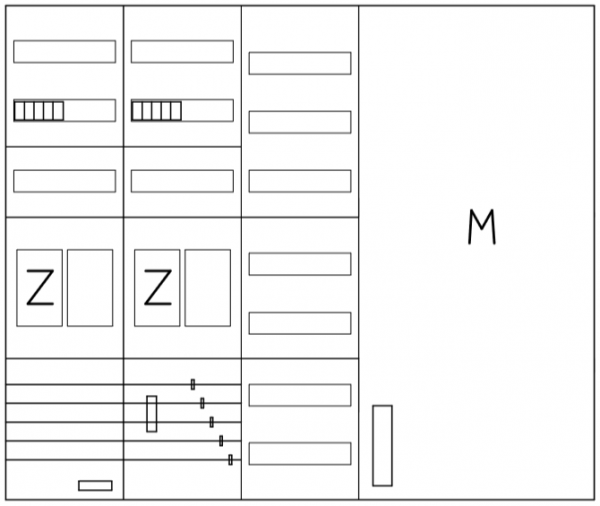 AEZ52-230-041, eHZ-Zählerverteilung