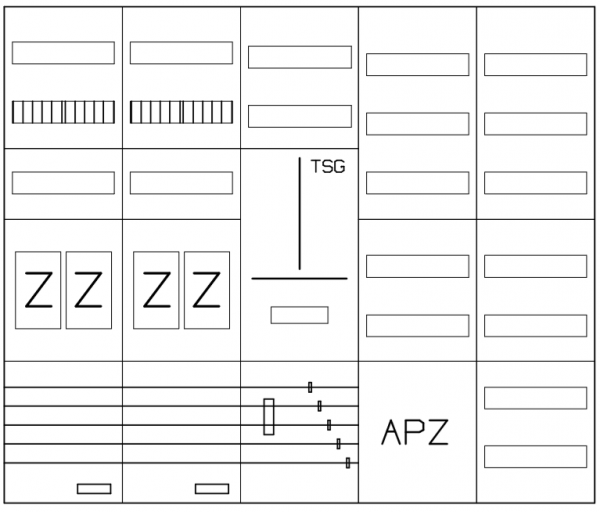 AEZ52-210-070, eHZ-Zählerverteilung
