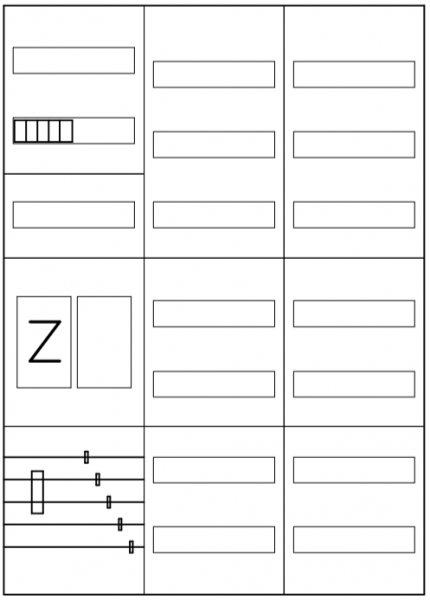 AEZ32-230-020, eHZ-Zählerverteilung