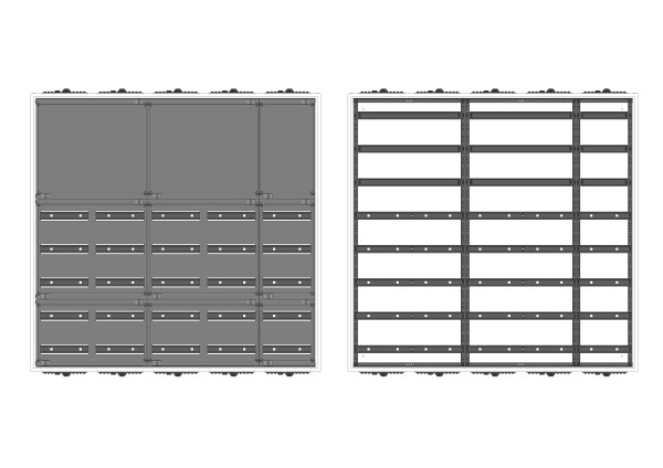 Automatenvert.-PS, AVB, BxHxT = 1300x1250x210, S