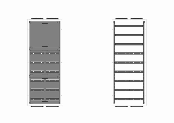 AVB2-9-400-PAutomatenverteiler, AVB, BxHxT = 570x1
