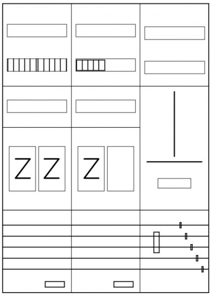 AEZ32-210-031, eHZ-Zählerverteilung
