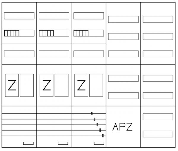 AEZ52-230-093, eHZ-Zählerverteilung