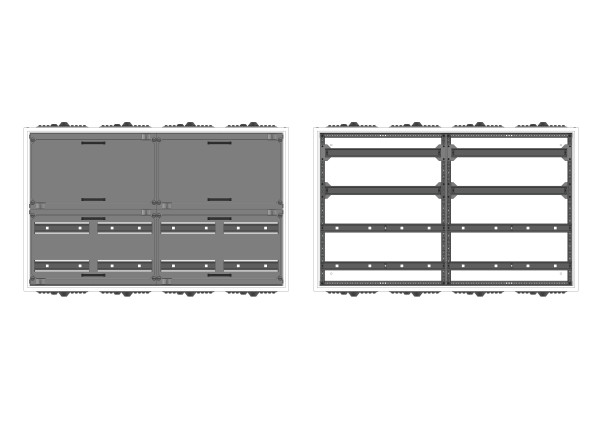 Automatenverteiler, AVK, BxHxT = 1050x650x210