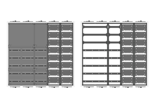 Automatenvert.-PS, AVK, BxHxT = 1300x1250x210, M2
