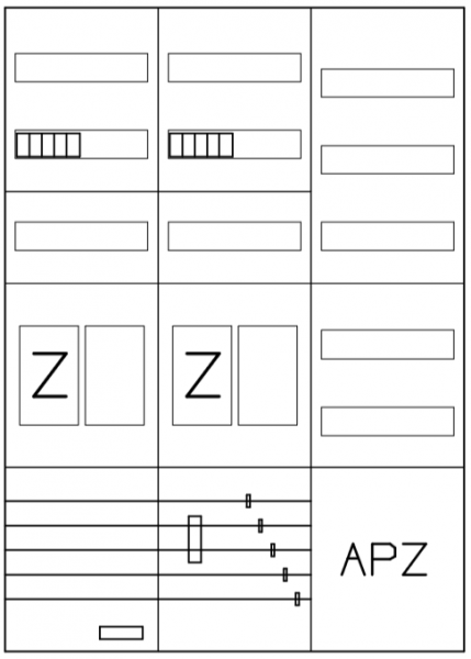 AEZ32-230-006, eHZ-Zählerverteilung